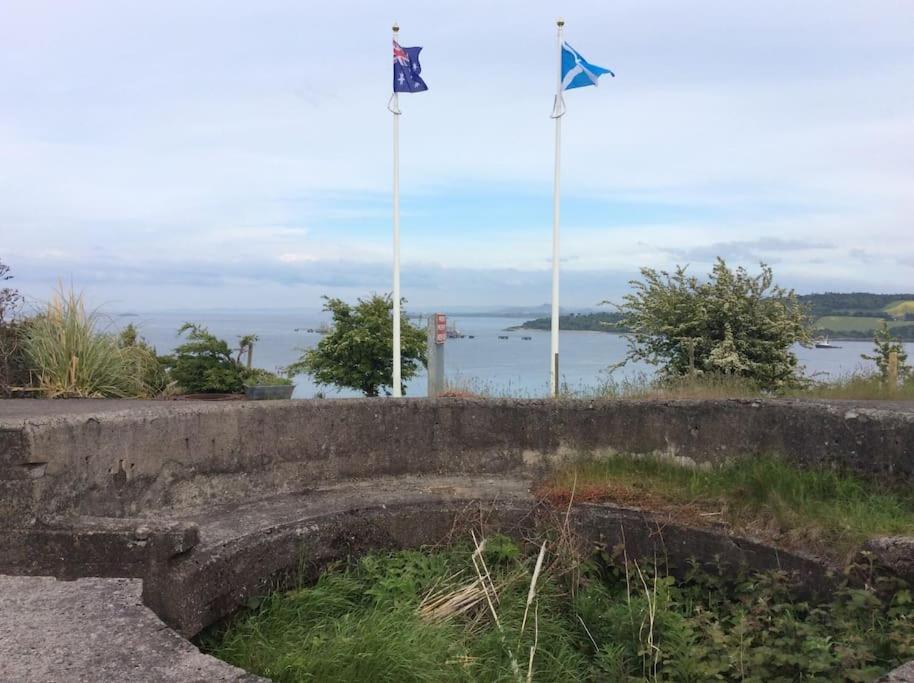The Armoury: Stylish Ww1 Bunker Villa North Queensferry Buitenkant foto